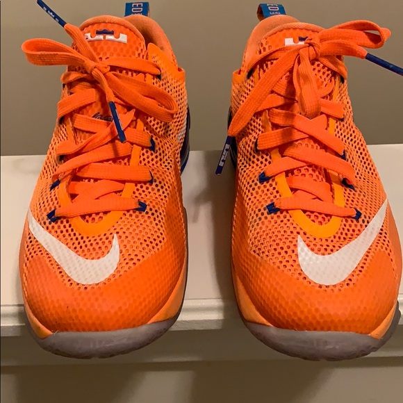 lebron james shoes orange